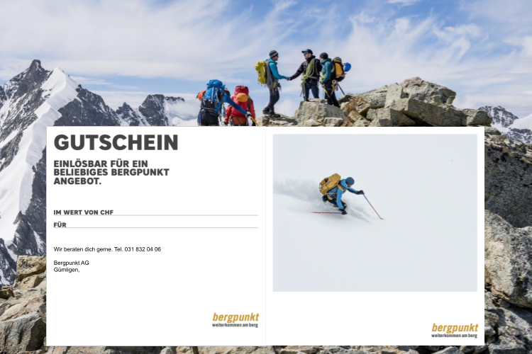 Bergpunkt Geschenkgutschein